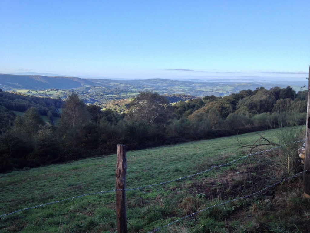 Sarria in the distance