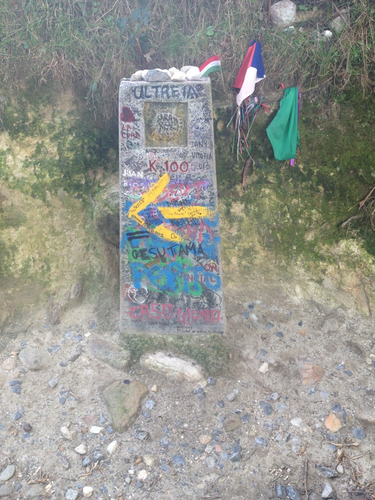 100 km marker