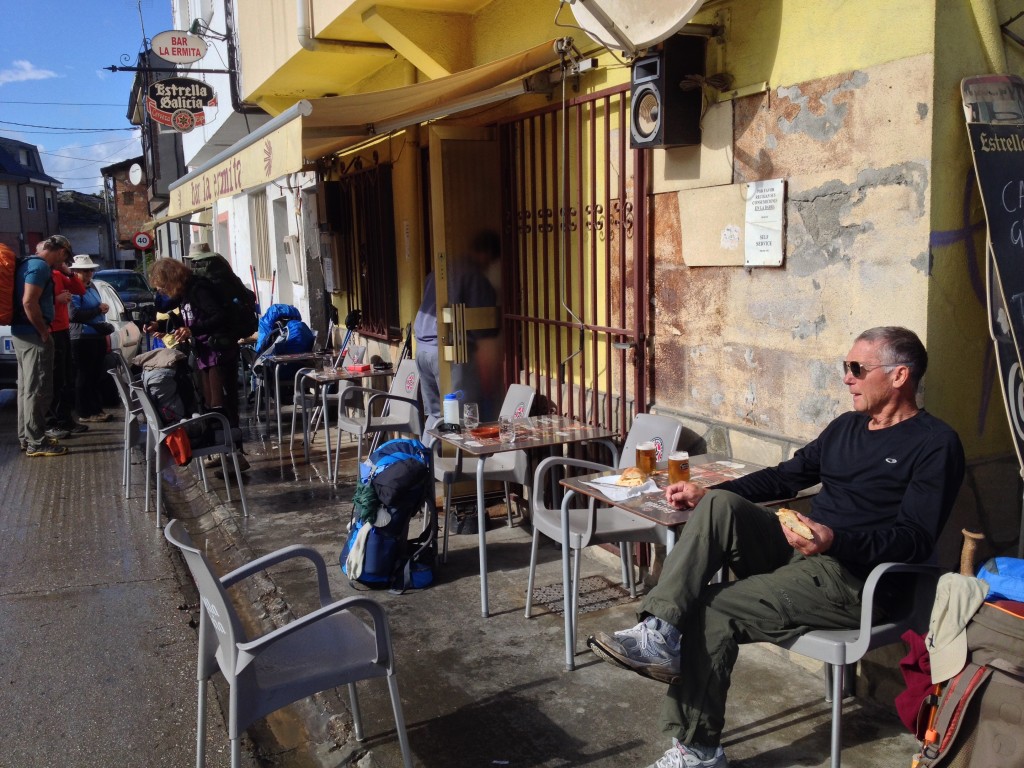 Having a break at Fuentes Nuevas