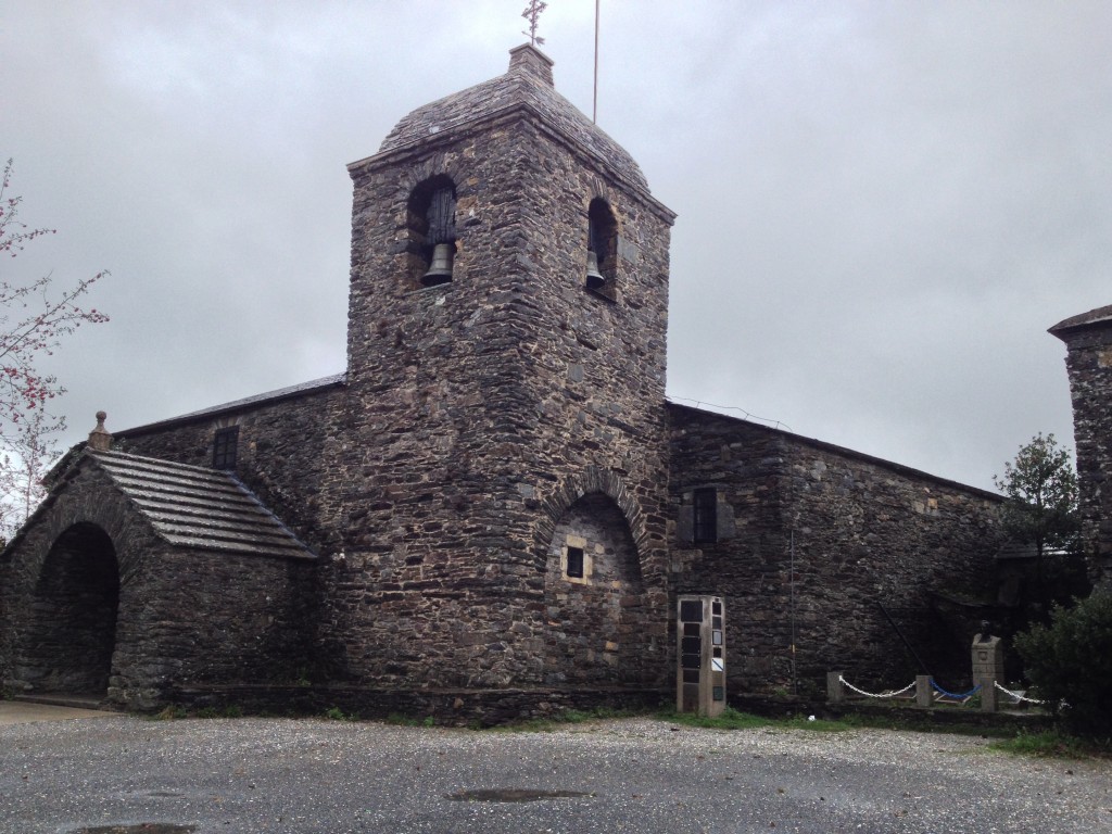 O'Cebreiro - Iglesia de Santa Maria la Real from the 9th century and the earliest surviving building on the Camino
