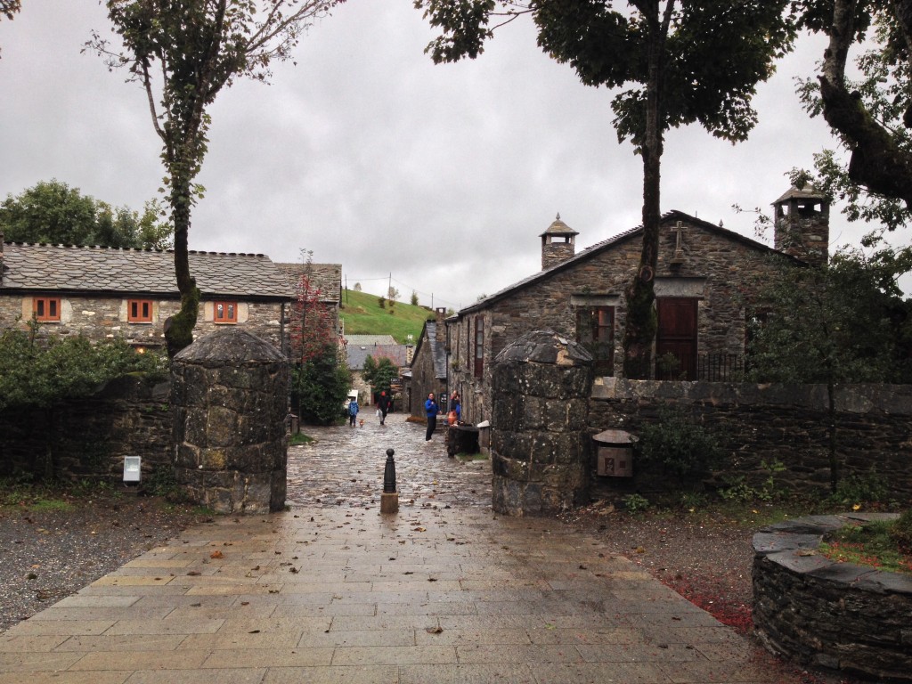 O'Cebreiro home of Don Elias Valina Sampedro (1929 - 1989) the parish priest who restored and preserved the integrity of the Camino, it was his idea to mark the route with yellow arrows. He is buried in the church.