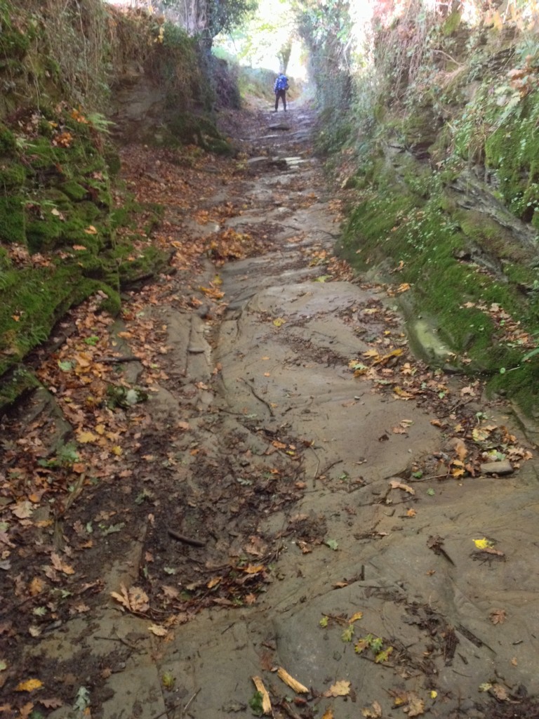 Bare rock - careful when wet