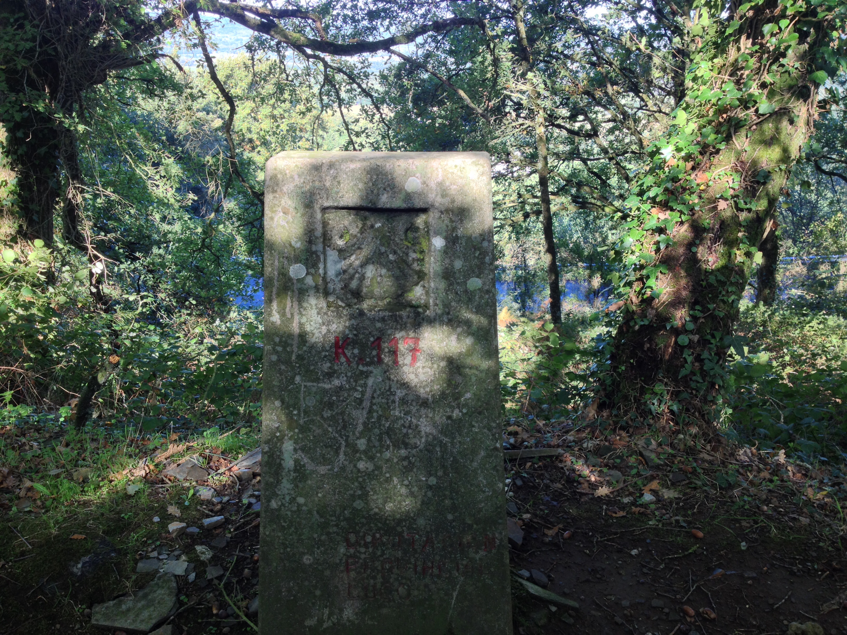 “Trail marker” — Unpublished Media Library photo from Stage 25 (Triacastela to Sarria)