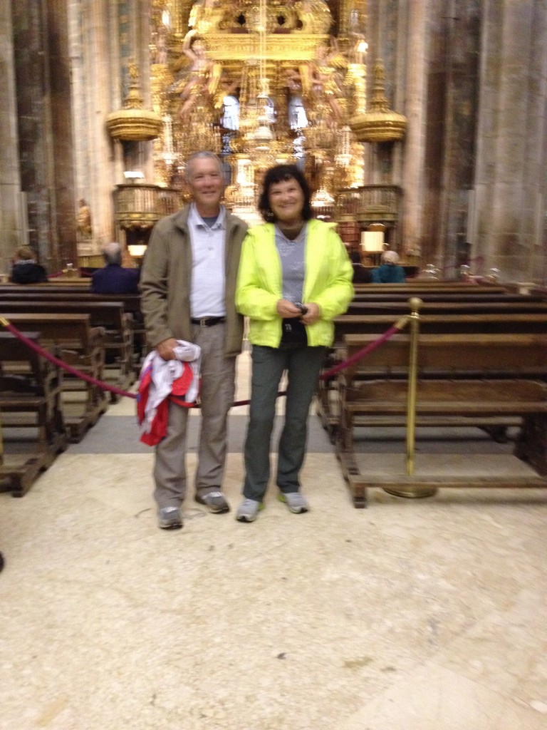 Just before Pilgrim Mass - someone took a blury picture of is....o well